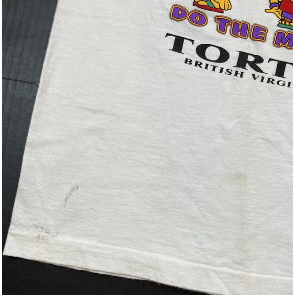 Vintage 90s Tortola British Virgin Islands‎ Macarena Single Stitch Made in USA - Picture 6 of 8